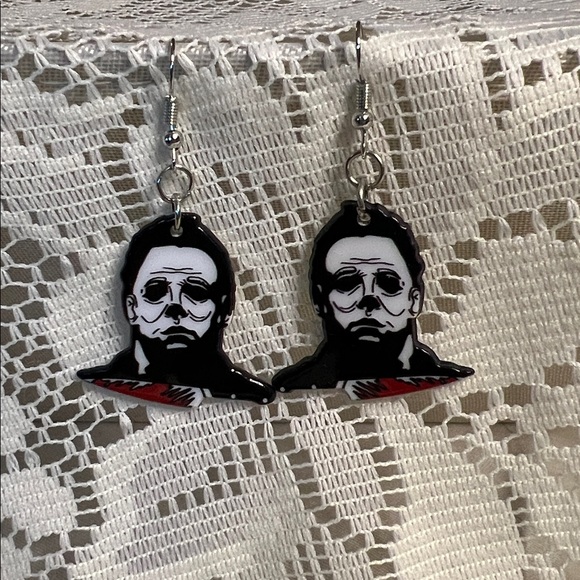 Jewelry - Horror Character Earrings Michael Meyers NWOT